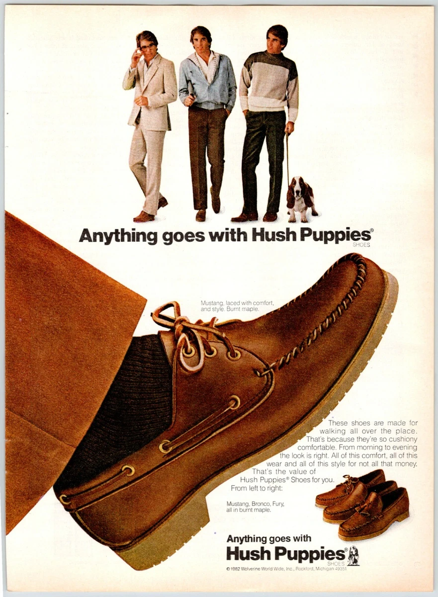 Fordi ål hemmeligt HUSH PUPPIES SHOES Vintage 1980&#039;s 8&#034; X 10.75&#034; Magazine Ad  M134 | eBay