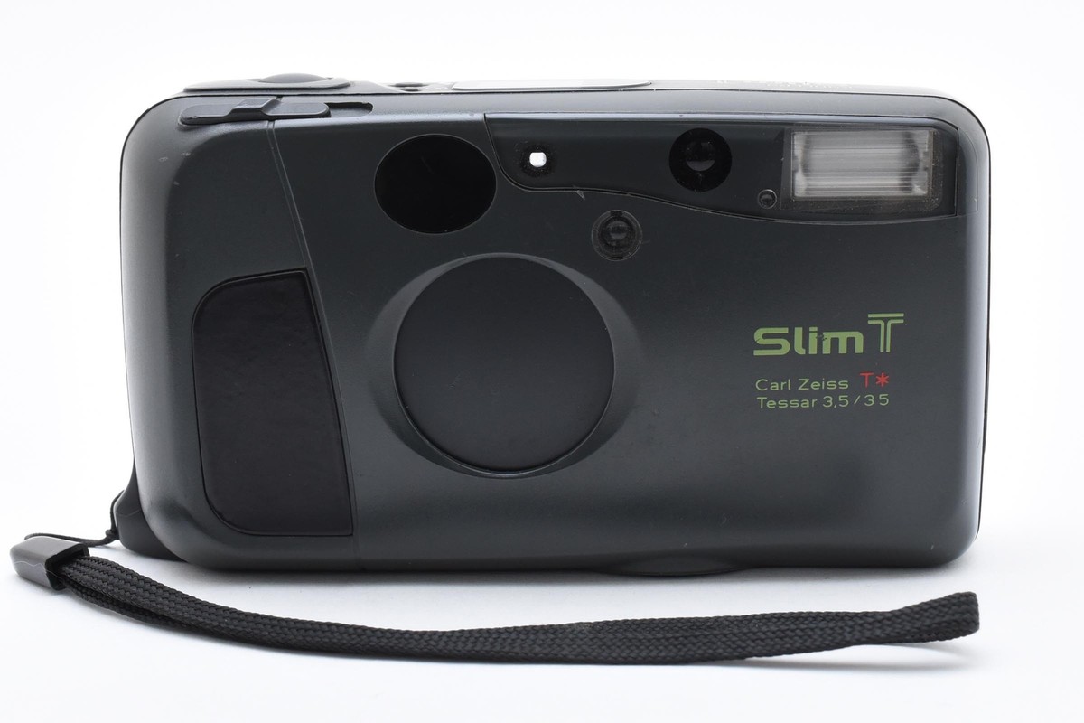 Yashica Kyocera Slim T 35mm Camera, Black (Japanese Version of