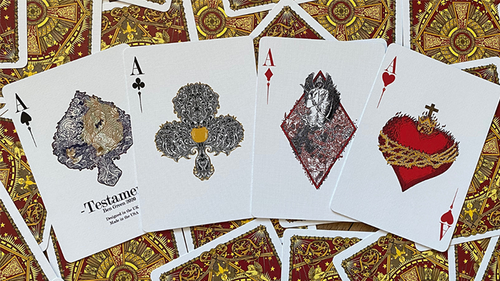 Gilded Testament Playing Cards Deck Brand New - Picture 4 of 6