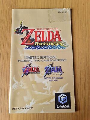 Zelda Wind Waker HD, Item, Box, and Manual