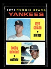1971 Topps #111 Yankees 1971 Rookie Stars (Loyd Colson / Bobby Mitchell)