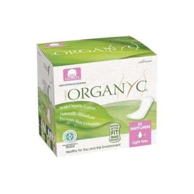 Organyc Baumwolle Höschen-Einlagen Light Flow einzeln verpackt 24er Box