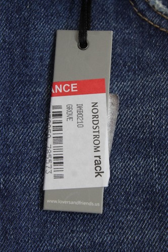 Womens Lovers + Friends Denim High Rise Tapered Jeans Waist 29 NWT $166 - Picture 2 of 4