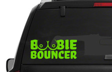 Boobie Bouncer Die Cut Vinyl Decal Window Sticker 4x4 Off Road Motorsport SxS
