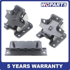 3X Motor & Trans Mount Set Fit for 99-07 Chevy Silverado 1500 4.8/ 5.3/ 6.0L