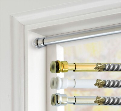 SPRING CURTAIN RODS FOR EXTENDABLE GLASS STICK ADJUSTABLE PRESSURE CURTAIN