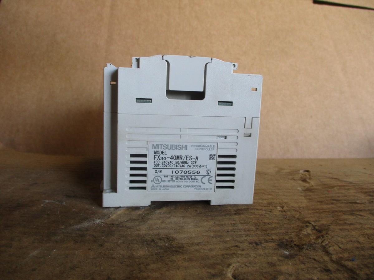 MITSUBISHI FX3G-40M PROGRAMMABLE CONTROLLER, #718306J USED | eBay