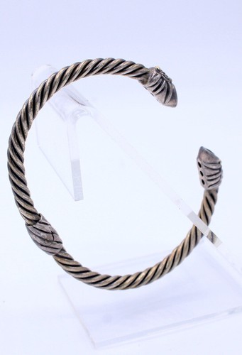 Samuel B Benham BJC Sterlingsilber 18K Armband verdrehtes Kabel Peridot KOSTENLOSER Versand - Bild 6 von 8