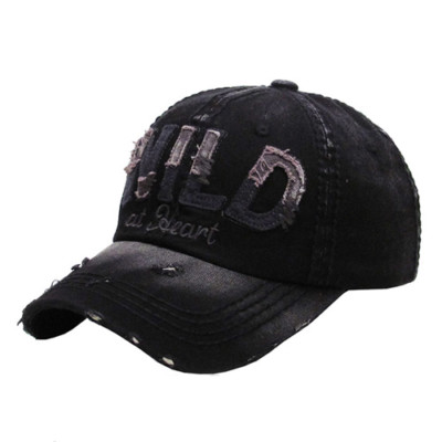 Wild  Patched & Embroidered   Baseball CAP