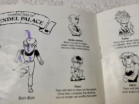 Mendel Palace Nintendo NES Instruction Manual Only