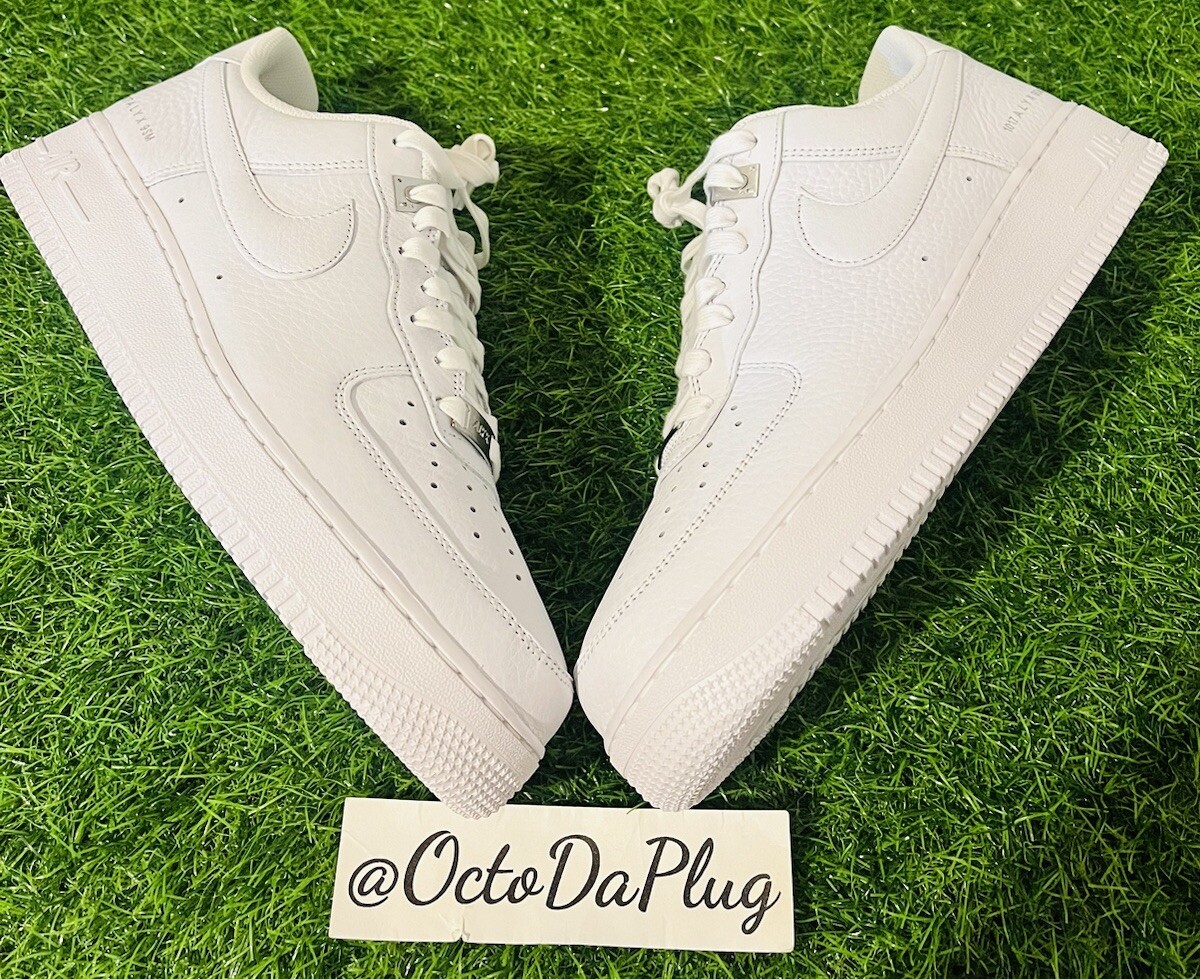 Nike Air Force 1 Low SP 1017 ALYX 9SM Triple White Mens Nike Air Force 1 Low SP 1017 ALYX 9SM Triple White Mens