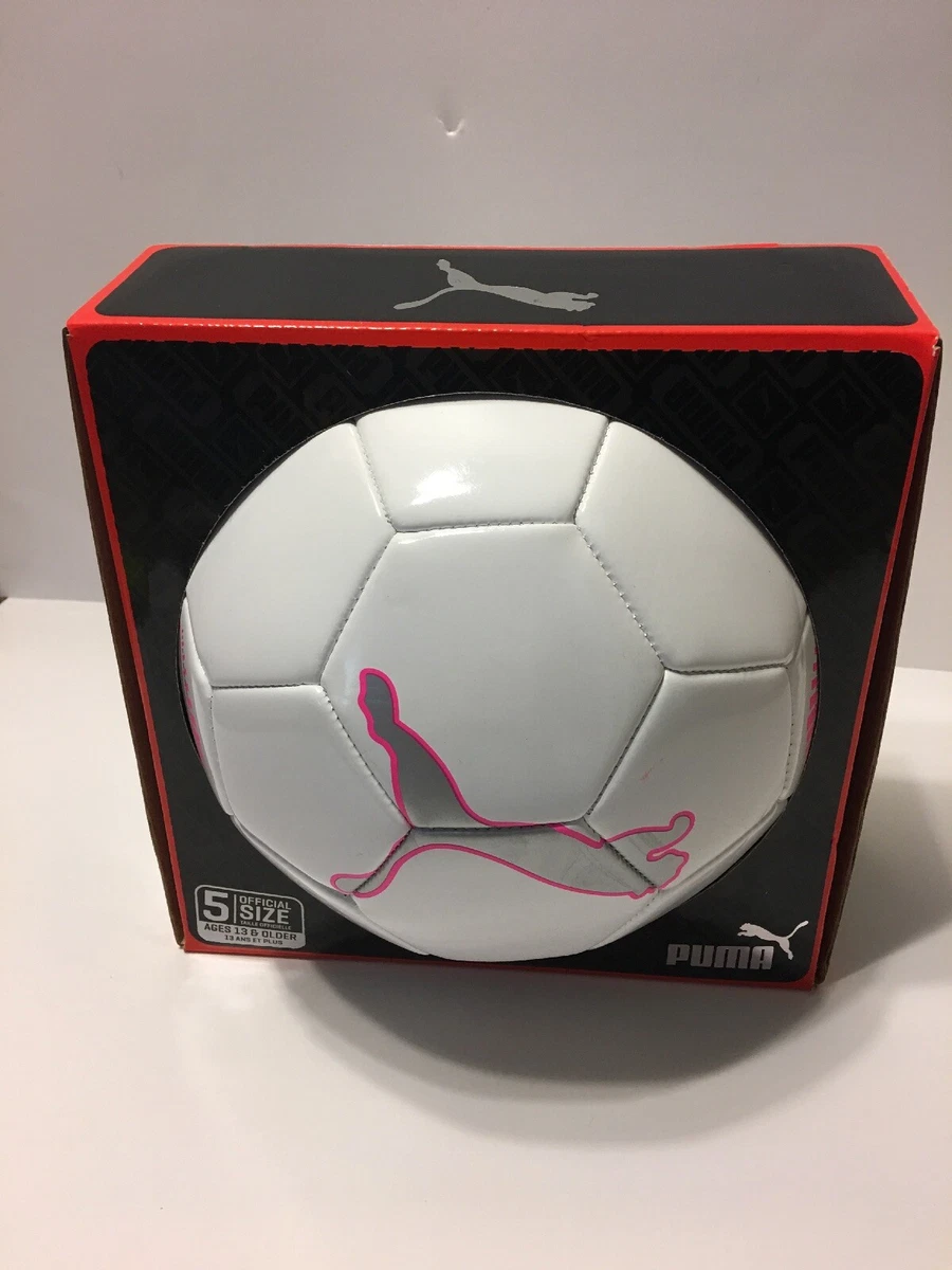 Pink puma soccer ball deals