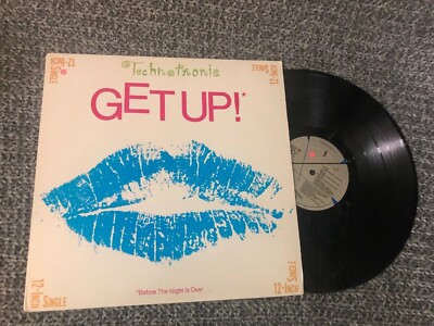 Technotronic Lp 12  Get Up  V. G 1990