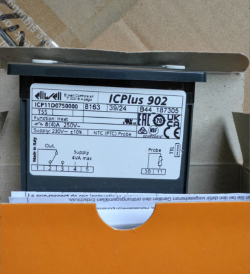 1x For Eliwell ICPLUS902 ICPLUS 902 ICP16D0750000 thermostat replaces IC901 zx2