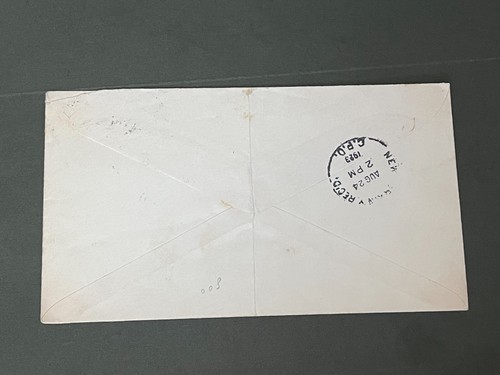 1923 RENO NEVADA US GOVERNMENT FLIGHT AIR MAIL ! TO NY POSTMASTER L@@K ! - Picture 2 of 2