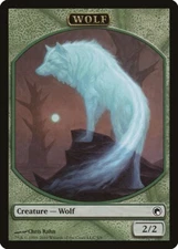 Wolf 1x TOKEN MtG ENGLISH Scars of Mirrodin SP/NM