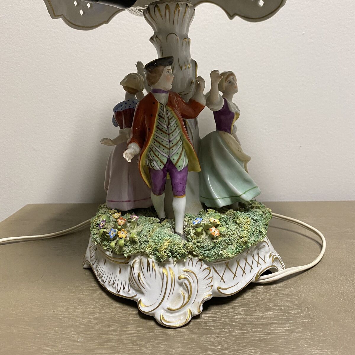 Antique Dresden Lithophane Porcelaine Figural Lamp 1890's | eBay Antique Dresden Lithophane Porcelaine Figural Lamp 1890's | eBay