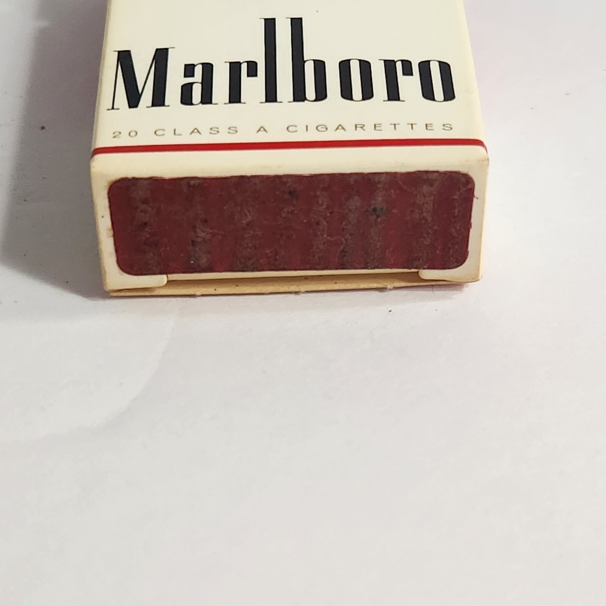 Vintage Marlboro Red/Black Match Boxes Set 2 Mini Packs