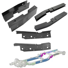 Mid & Front & Over Axle Frame Fit for 2004-2008 F-150 Crew Cab F150 replacements