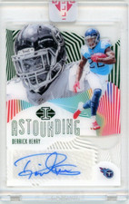 2019 Panini Illusions Astounding DERRICK HENRY Auto /3 - Tennessee Titans
