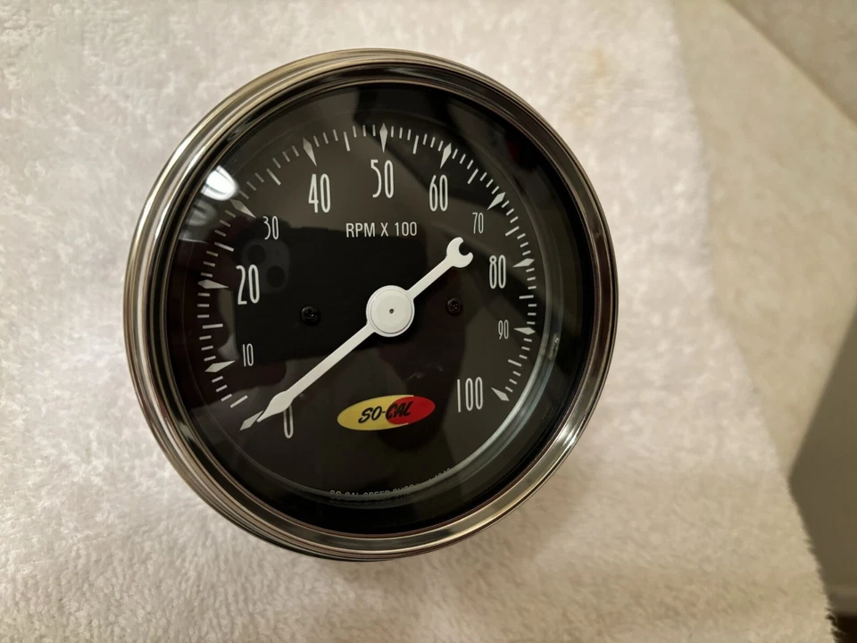 BRAND NEW TACHOMETERS - 0 to 10,000 RPM HIGH QUALITY! PRO-BILT Hot Rod Parts! Foto 2 de 4