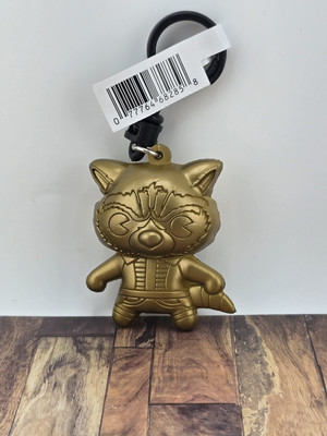 Marvel Guardians of the Galaxy Gold Rocket Exclusive A  3'' Bag Clip
