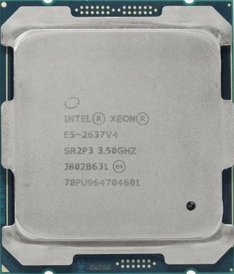 Intel Xeon E5-2637v4 3.50GHz 4 Core 15MB 135W FCLGA2011-3 CPU SR2P3