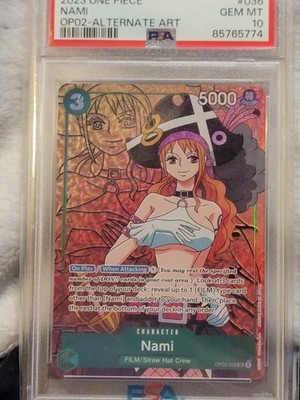 ナミ SR パラレル OP02-036 PSA10 2023 Nami Alt Art One Piece CCG OP02-036 PSA 10 | eBay