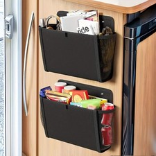Wall Mounted Storage Organizer Bag Multi Pocket Fabric Door Hanging UK