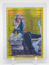BLACK CAT 2024 SKYBOX MARVEL MASTERPIECES '92 PLATINUM SEISMIC GOLD /92 #5 Q5859