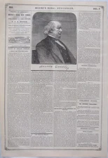 Antique 1872 HORACE GREELEY Death Obituary Tribute Newspaper
