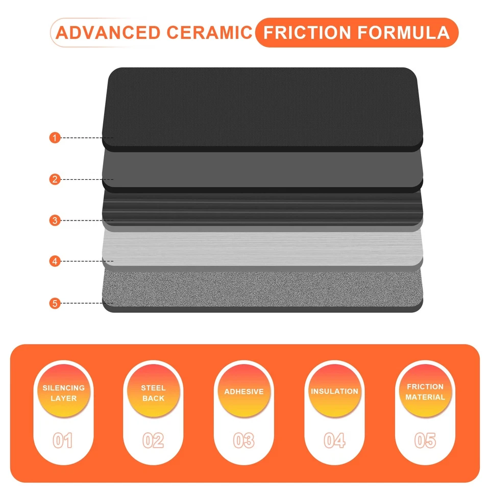 Pastilla de freno delantera cerámica para Nissan Máxima 2009 - 2014 2016 2017 2018 - 2020 3,5 L Foto 4 de 4
