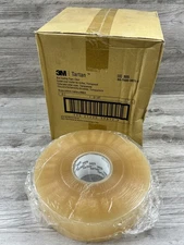 3M 4 Rolls Clear Acrylic Machine Length Tape 3 Inch x 1000 Yards Packing 2 Mil