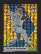 2021 Panini Mosaic - Clayton Kershaw #32 Reactive Orange Mosaic Prizm LA Dodgers