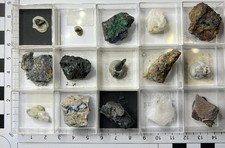 15 Micromounts | Mineralien | Box 48 | Sammlungsauflösung | siehe Bilder