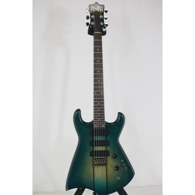 KAWAI] V-1 GreenBurst MIJ Neck Thru Active 3PU Guitar 3.1kg With
