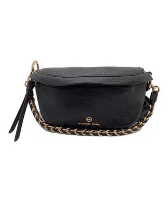 MICHAEL KORS                    Slater Extra Small Pebbled Leather Sling Pack bl