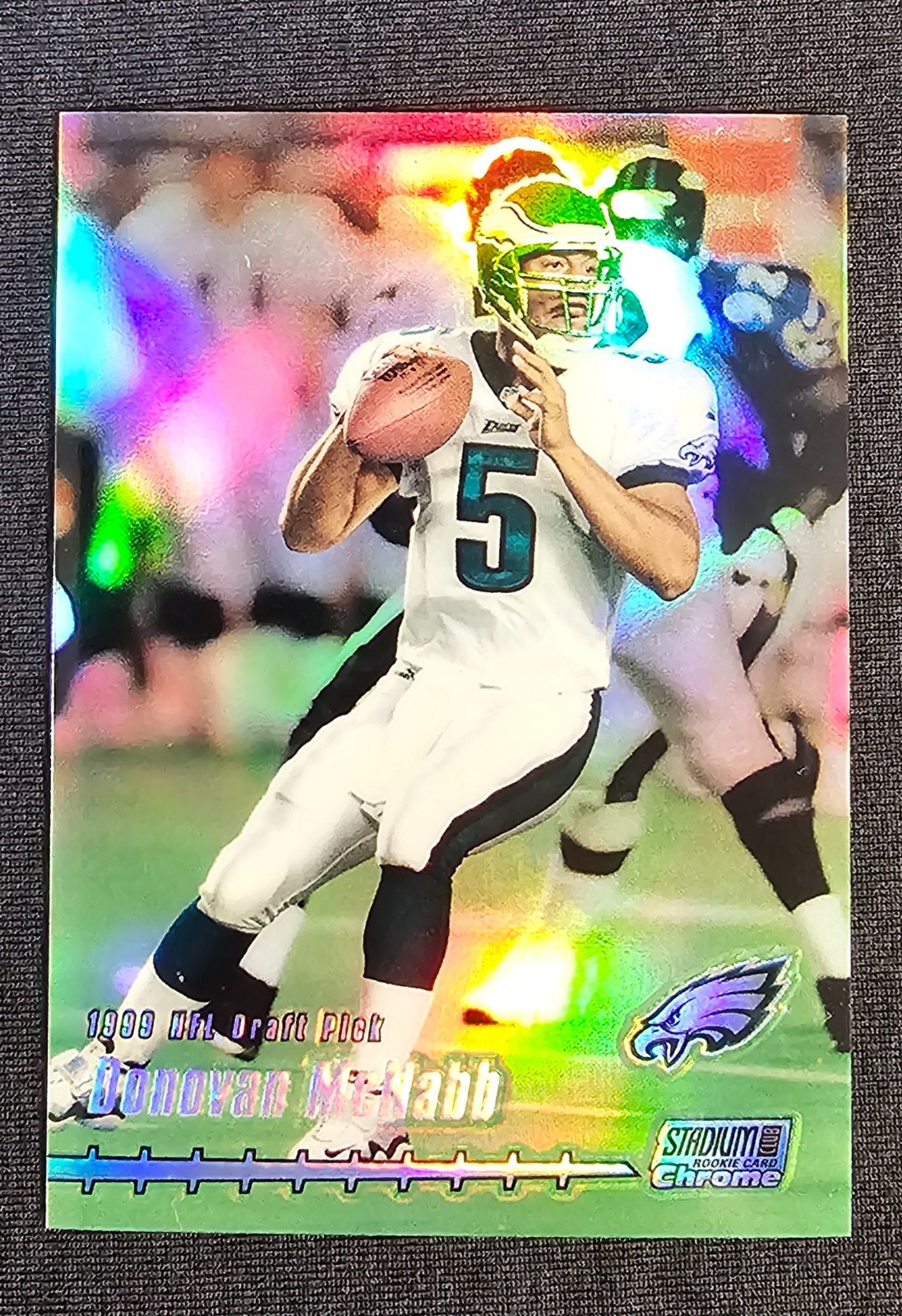 1999 Topps Stadium Club Chrome - Donovan McNabb #133 Refractor (RC)