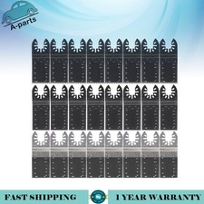 48PCS Metal Wood Universal Oscillating Multitool Quick Release Saw Blades Kit