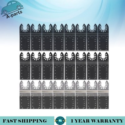 48PCS Metal Wood Universal Oscillating Multitool Quick Release Saw Blades Kit