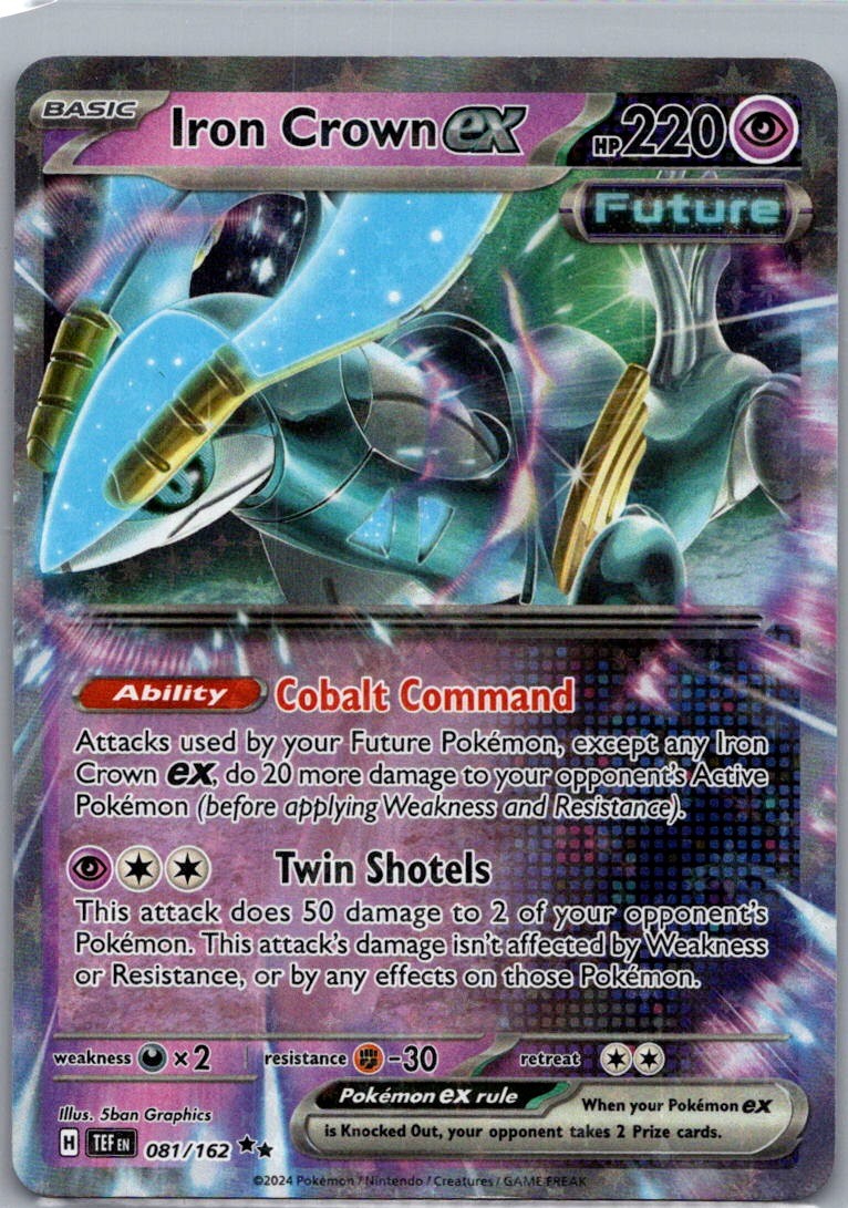 Iron Crown ex Double Rare SV05: Temporal Forces 081/162 NM