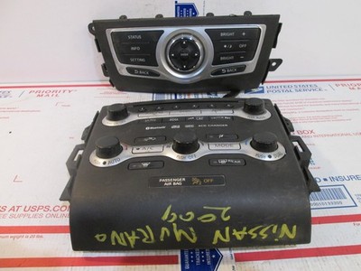    2009 MURANO AC Heater Climate Control Temperature FRONT BEZEL CENTER RADIO