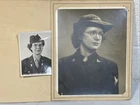WW2 US Army Navy Female WAC WAVES Photograph Photos Studio Lot x2 Military Vtg