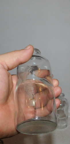 2 VINTAGE APOTHECARY GLASS BOTTLES - Picture 4 of 5