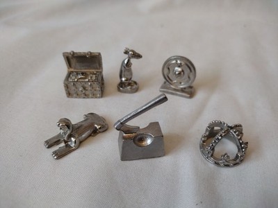 Monopoly Horrible Histories 6 x Metall Token Set Ersatzteile Ersatz