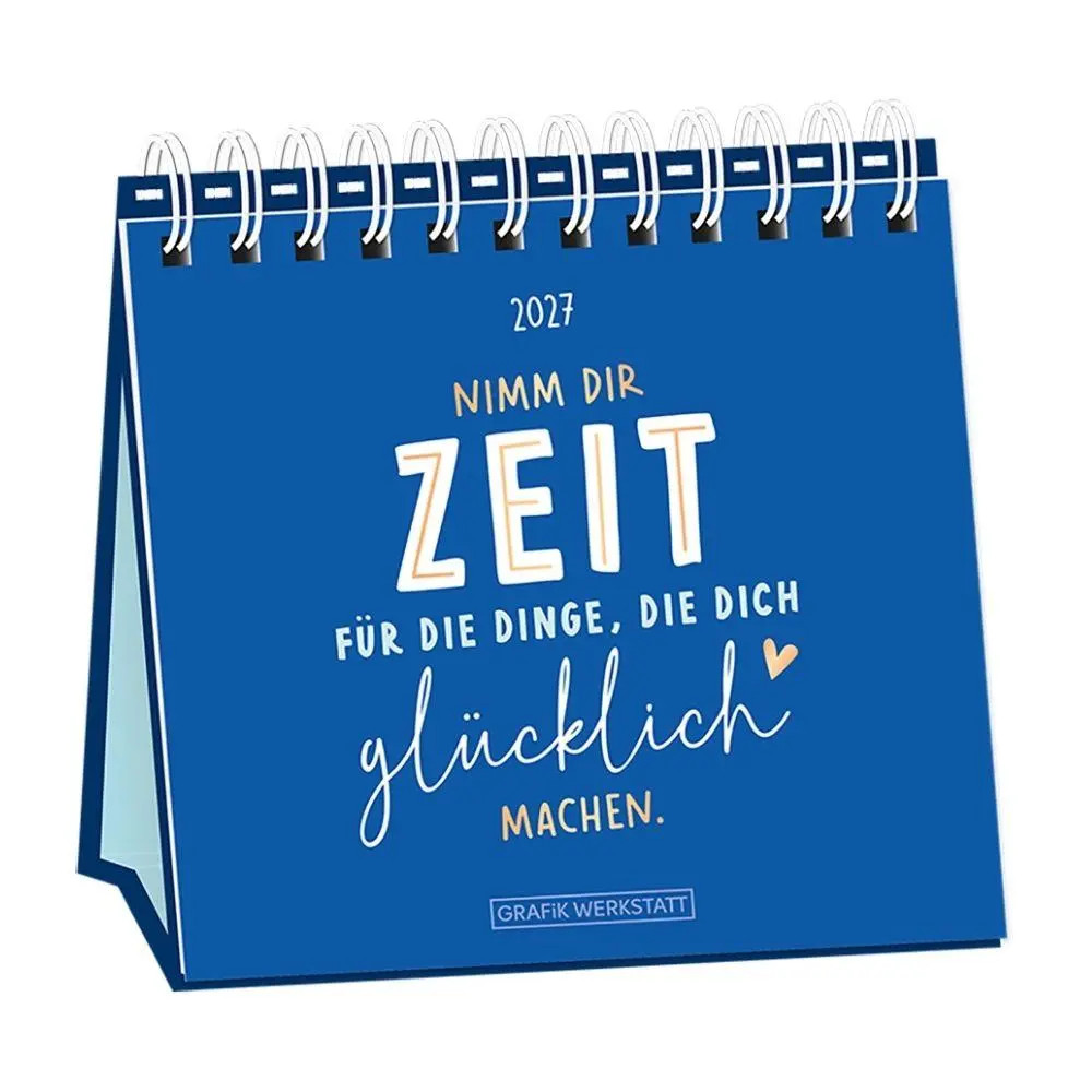 Tischkalender 2027 Nimm dir Zeit | Tischkalender | GRAFIK WERKSTATT Das Original - Bild 3