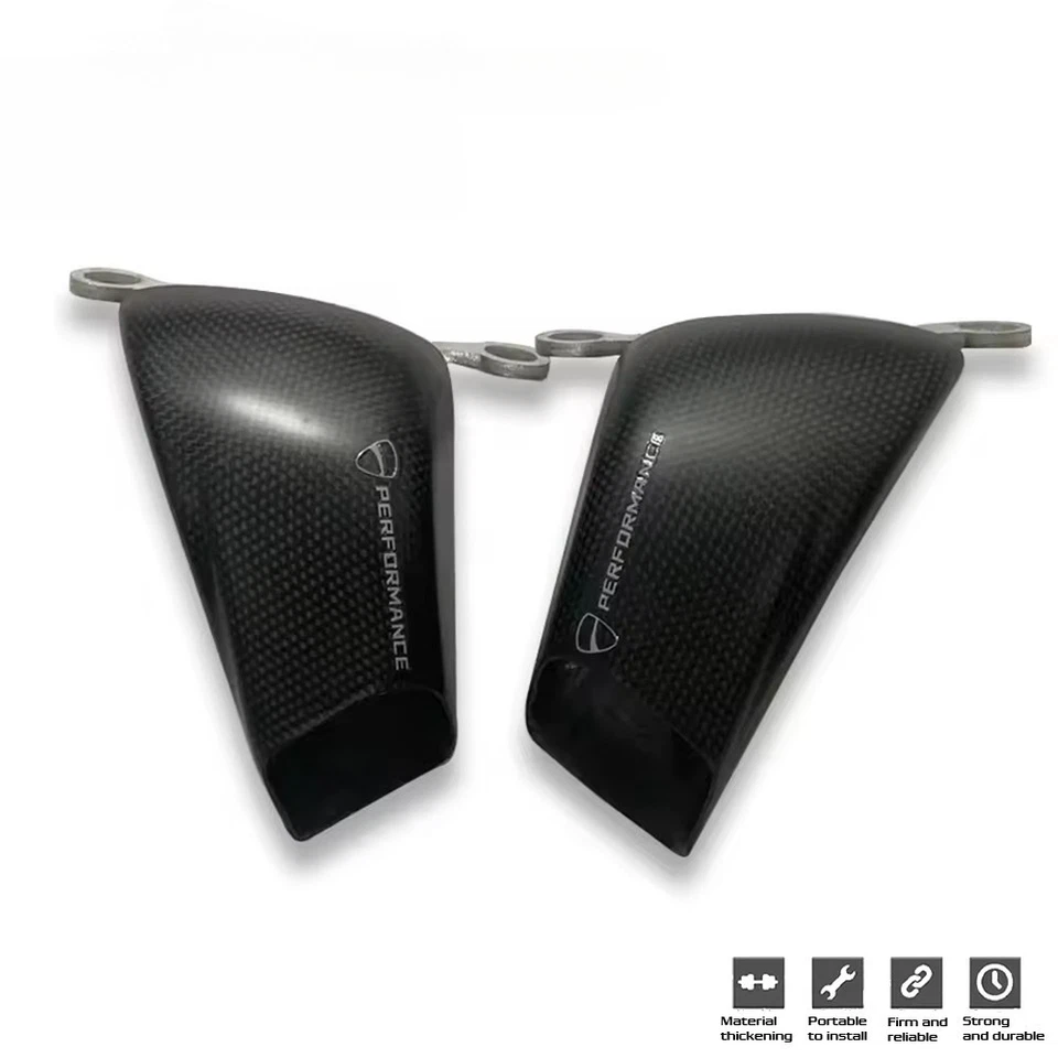 Real Matte Carbon Fiber Air Brake Duct For Ducati Panigale Streetfighter V4 V4S - Image 2 of 4
