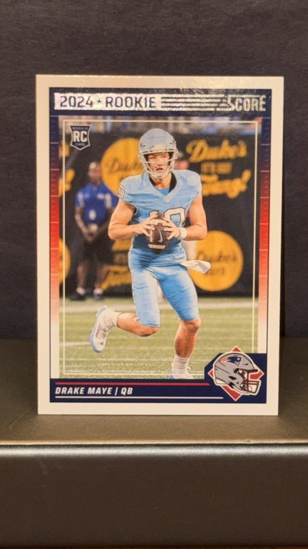 2024 Score - Rookies Drake Maye #303 Scorecard (RC)