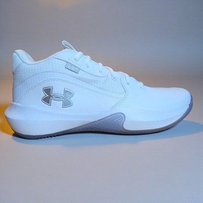 Under Armour Men Lockdown 7 3028512-103 White Synthetic Lace-Up US Size 10.5 New