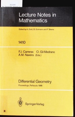 Differential geometry. Proceedings of the 3rd international symposium held at Pe